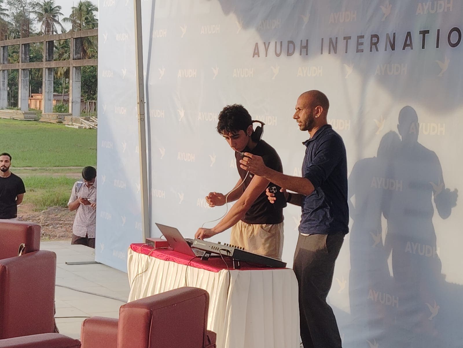 Backwaterboyz performing a live DJ set at an event in Kerala